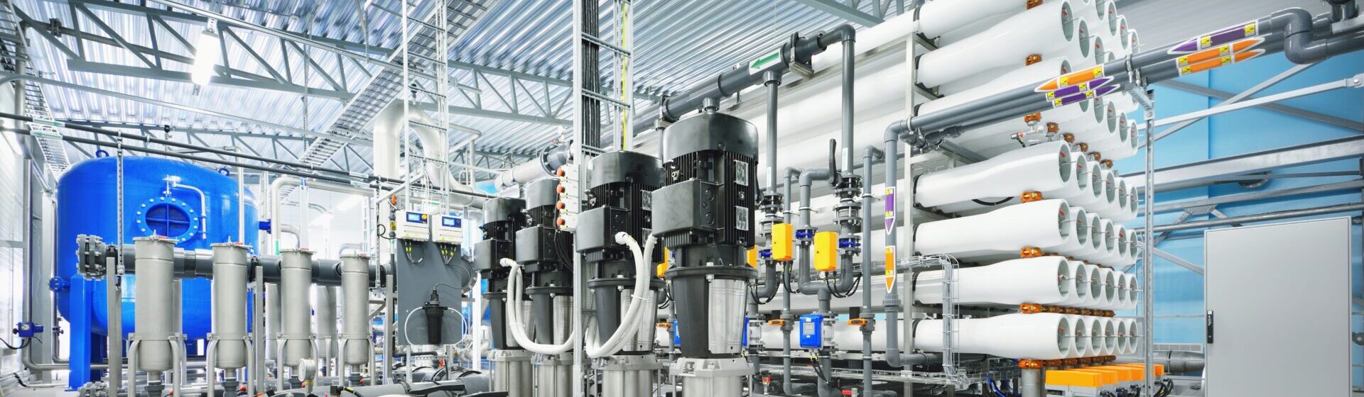 Pump,Station,For,Reverse,Osmosis,Industrial,City,Water,Treatment,Station.